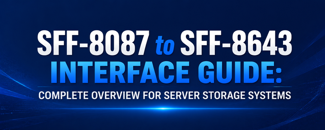 SFF-8087 vs SFF-8643: Differences, Compatibility and Applications Explained