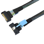 Xkuer GEN5 MCIO 8i 74P SERVER CABLE MCIO SFF-8654 8i 74P TO MCIO 8x 32Gbps High-Speed Data Transmission