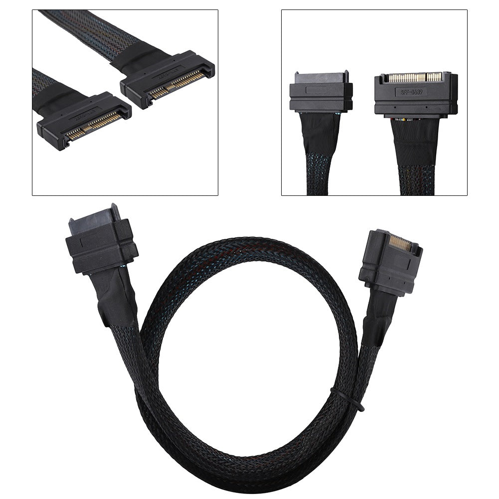SFF-8639 Male to Female Cable for NVMe SSD Servers Workstations and Data Center Applications