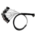 Xkuer SFF-8654 (8i) to SATA x8 High-Speed Server Data Transmission Cable for Enterprise Storage Systems