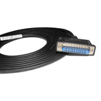 Xkuer M12 17-Pin to DB25 Scanner Cable Industrial Aviation Connector Reading Head Cable IP67 Waterproof Custom Length