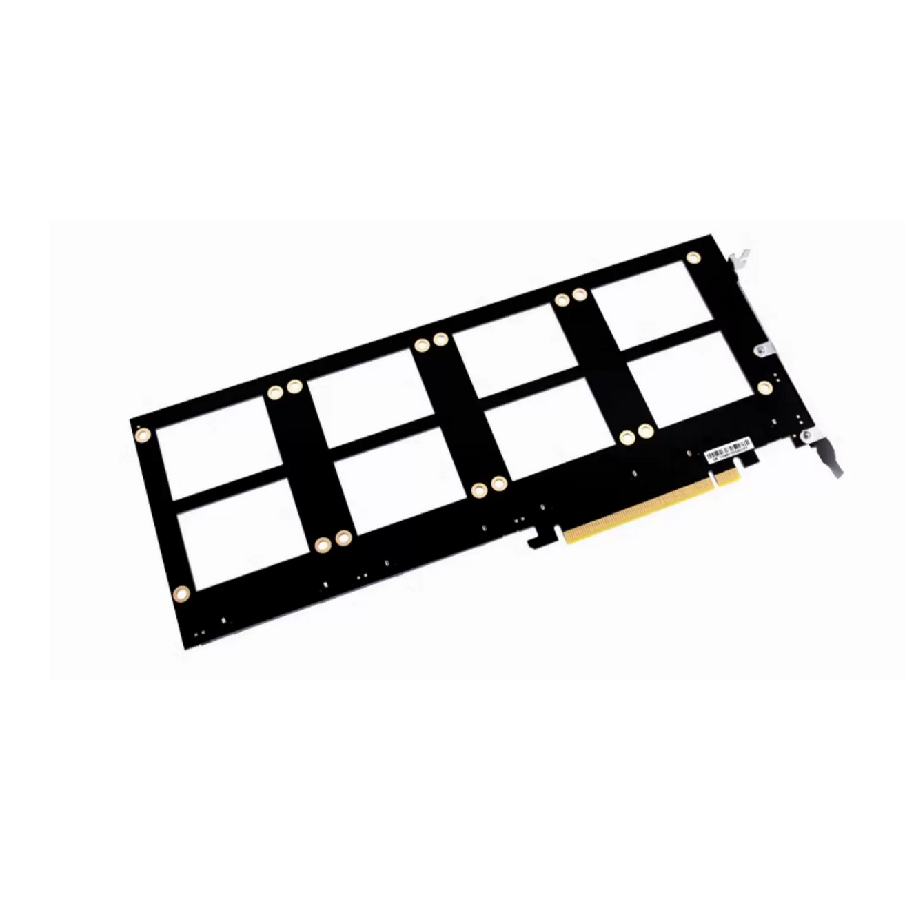 Xkuer PCIe 4.0 x16 U.2 NVMe Expansion Card 2-Port / 4-Port Adapter, Supports RAID, PCIe Bifurcation x4x4x4x4, U.2 SSD Expansion Solution