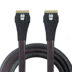 Slim SAS 4.0 SFF-8654 8i 74PIN High-Speed Data Cable for Enterprise Servers and RAID Controllers