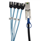 Xkuer SFF-8088 to 4 SATA Mini SAS 26Pin to 7Pin Adapter Cable for High Speed Server Storage and RAID Applications
