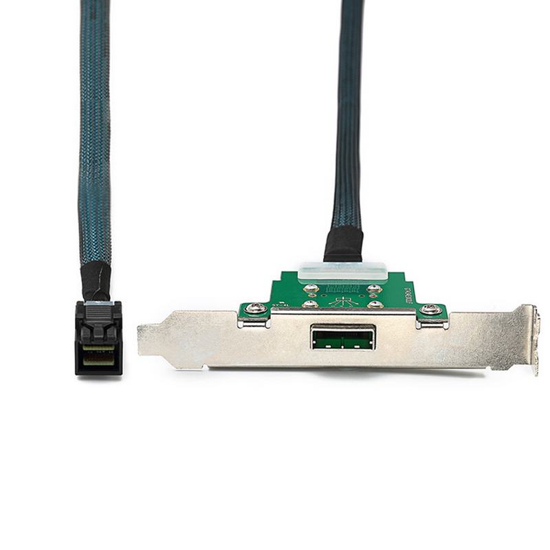Xkuer SFF8088 to SFF8643 Extended Cable External to Internal Mini SAS High-Speed Adapter Cable for Enterprise Storage Systems