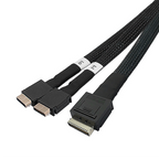 Xkuer SFF8611 8i to 2×4i Splitter Cable High-Speed Cable