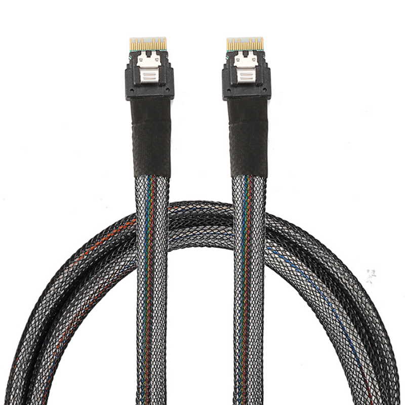 Xkuer SFF-8654 4i Slim SAS Cable – 12Gbps High-Speed Data for Servers & Storage