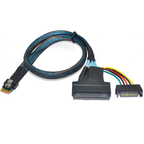 Xkuer SFF-8654 Slim SAS to SFF-8639 U.2 NVMe SSD Cable