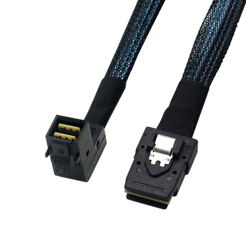 SFF-8087 to SFF-8643 90° Right Angle Cable