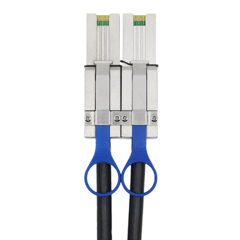 Xkuer SFF-8088 High-Speed External Mini SAS Cable for Server Storage RAID and Enterprise Applications