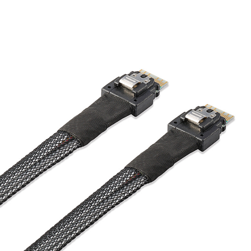 Xkuer SFF-8654 4i Slim SAS Cable – 12Gbps High-Speed Data for Servers & Storage