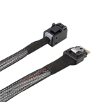 Xkuer SFF-8654 to SFF-8643 High-Speed SAS Cable for Server RAID Storage and Enterprise Applications