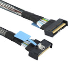 Xkuer GEN5 MCIO 8i 74P SERVER CABLE MCIO SFF-8654 8i 74P TO MCIO 8x 32Gbps High-Speed Data Transmission