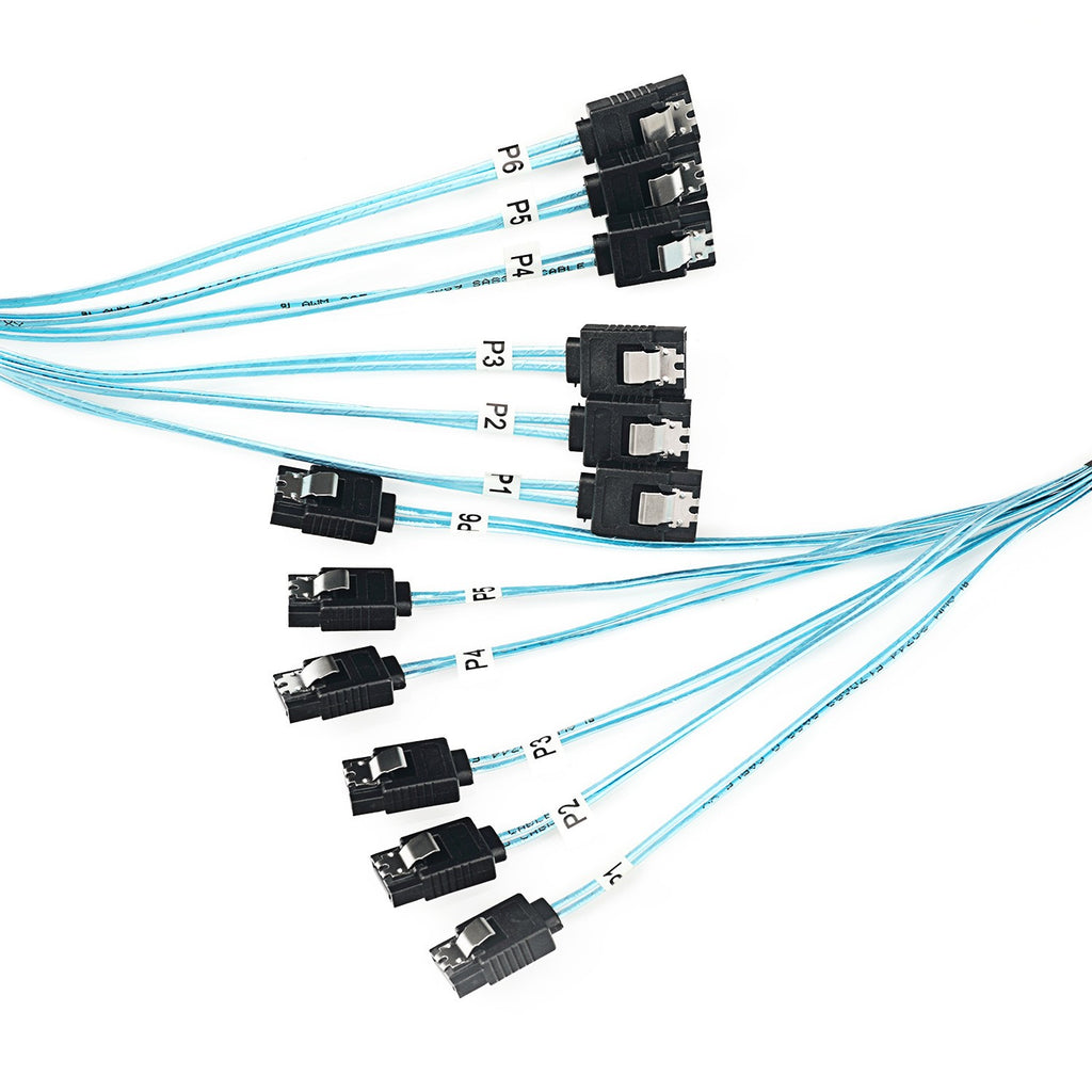 Right Angle SATA Cable for Servers NAS Storage Workstations and Multi-Hard Drive Systems