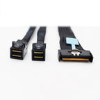 Xkuer Gen5 Slimline SAS MCIO 8X to 2 × SFF-8643 Server Data Transfer Cable 32G – Ultra-Fast, Reliable, Enterprise-Ready