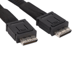 Xkuer SFF-8654 8I TO SFF-8611 4I×2  Mini SAS High-Speed Cable | 16-24Gbps | PCIe 4.0 | SAS 4.0