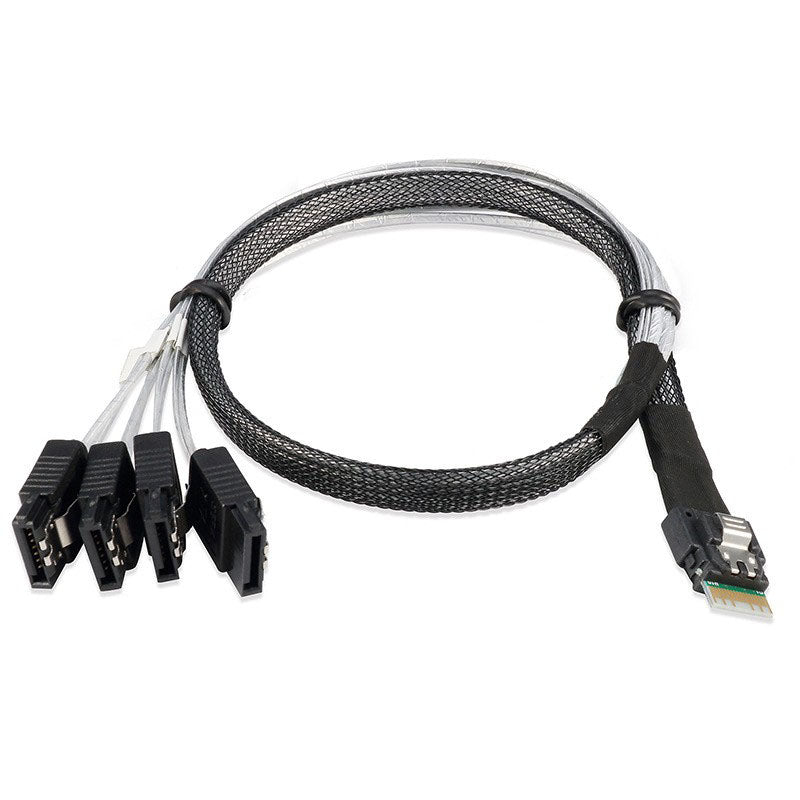 Mini SAS SFF-8654 to 4x SATA Interface