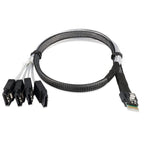 Mini SAS SFF-8654 to 4x SATA Interface