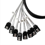 SFF-8654 (8i) to 8x SATA Interface