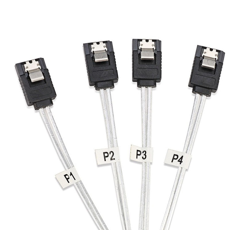 Xkuer Mini SAS SFF-8654 to 4 SATA Adapter Cable