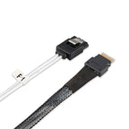 Xkuer Mini SAS SFF-8654 to 4 SATA Adapter Cable