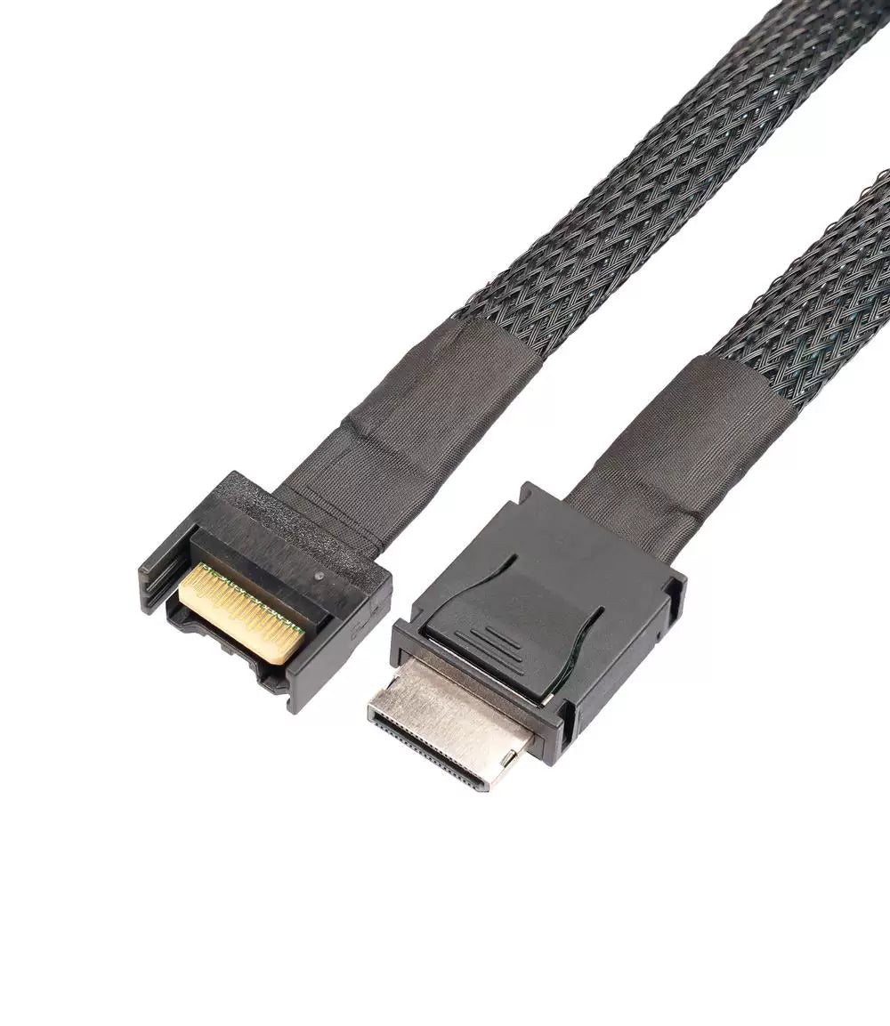 Xkuer PCIe Gen5 MCIO 4X 4i to OCuLink SFF-8611 Server Cable | 32GT/s Ultra-Fast Data Transfer