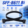 Xkuer SFF-8611 8i – Ultra-Fast 16Gbps Data Transfer Cable, PCIe 4.0 Ready
