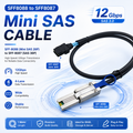 Xkuer SFF8088 to SFF8087 Mini SAS Cable 12Gbps High-Speed 4-Lane Data
