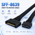 SFF-8639 Male to Female Cable for NVMe SSD Servers Workstations and Data Center Applications