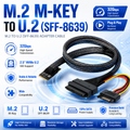M.2 M-Key to U.2 SFF-8639 Interface