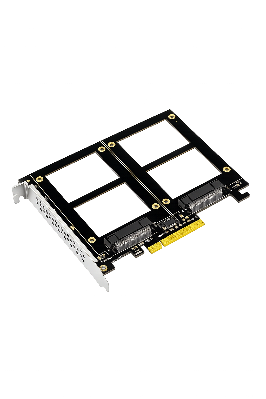 Xkuer U.2 (SFF-8639) NVMe SSD to PCIe 3.0 x4 Adapter Card, Direct Mount U.2 SSD Expansion Card for Desktop, Workstation & Server