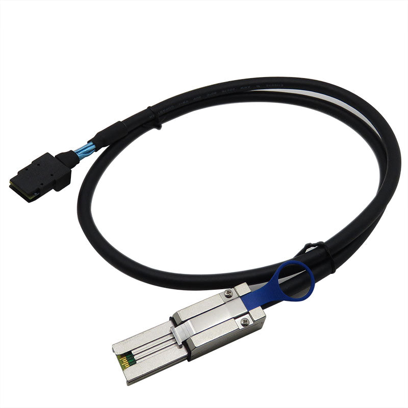 Xkuer SFF8088 to SFF8087 Mini SAS Cable 12Gbps High-Speed 4-Lane Data