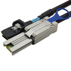 Xkuer SFF8088 to SFF8087 Mini SAS Cable 12Gbps High-Speed 4-Lane Data