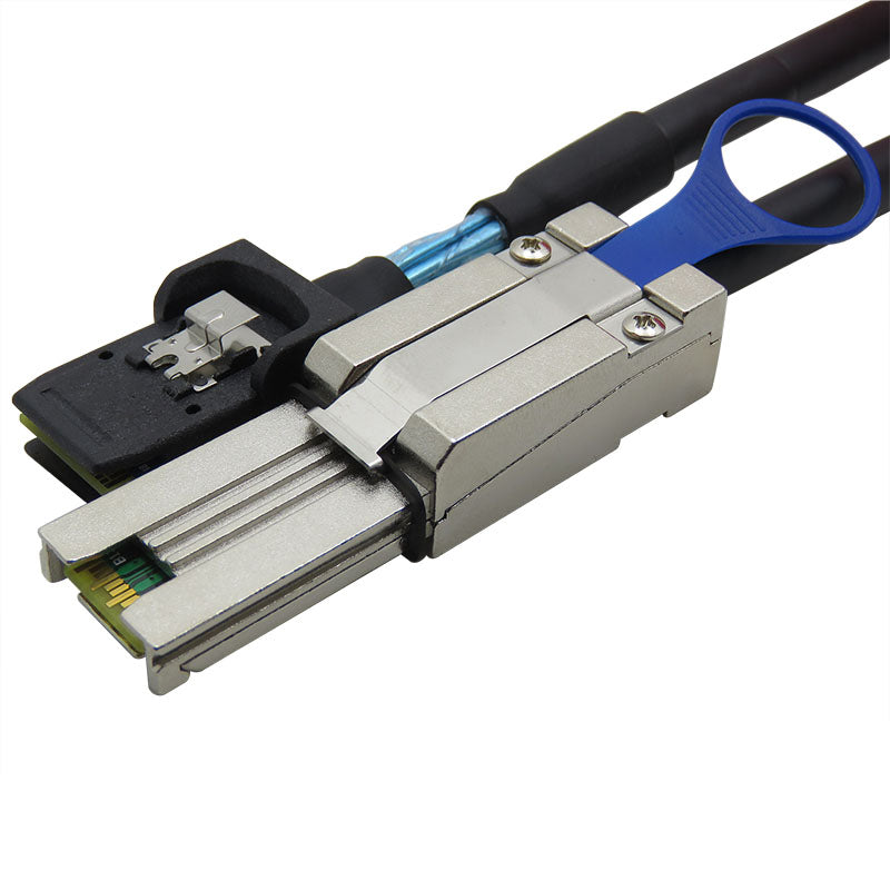 Xkuer SFF8088 to SFF8087 Mini SAS Cable 12Gbps High-Speed 4-Lane Data