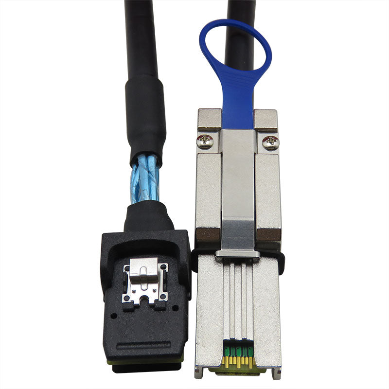 Xkuer SFF8088 to SFF8087 Mini SAS Cable 12Gbps High-Speed 4-Lane Data