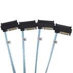 Xkuer Mini SAS SFF-8087 to SFF-8482 12Gbps Mini SAS Cable for High Performance Server Storage and Enterprise RAID Applications