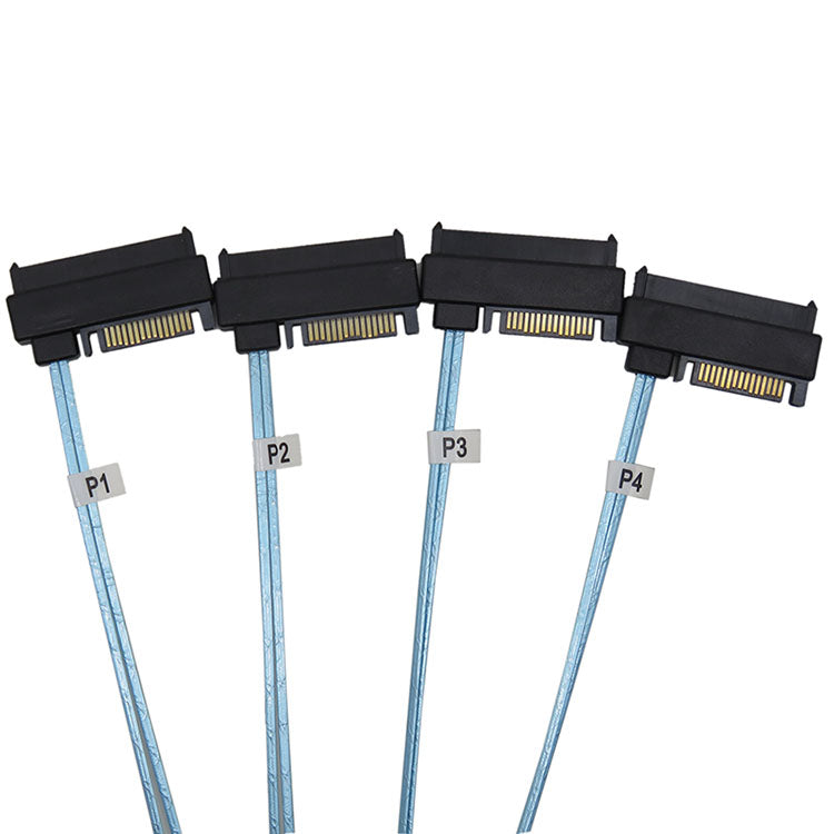 Xkuer Mini SAS SFF-8087 to SFF-8482 12Gbps Mini SAS Cable for High Performance Server Storage and Enterprise RAID Applications