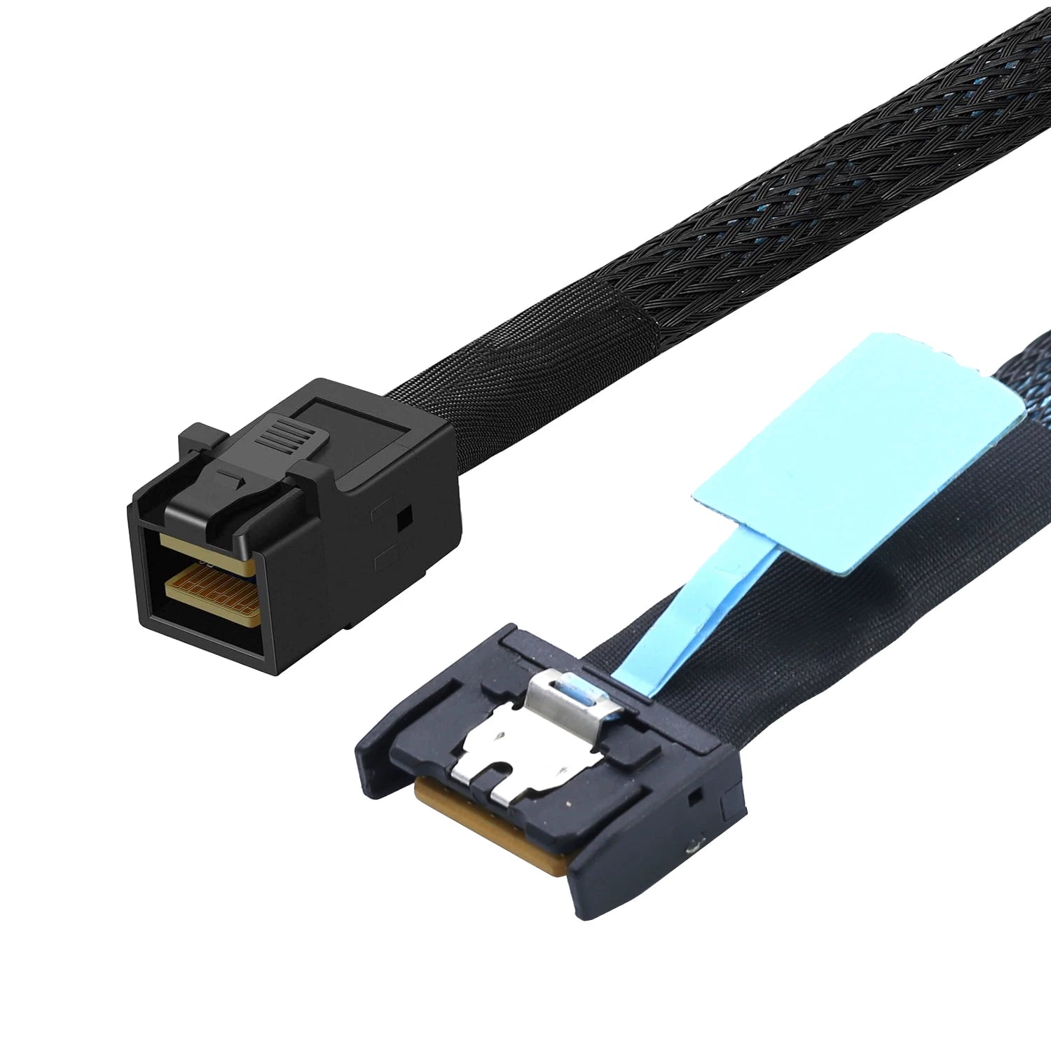 Xkuer PCIe Gen5 MCIO Slimline SFF-8654 4i to HD SFF-8643 Cable | 32GT/s High-Speed Server Data Cable