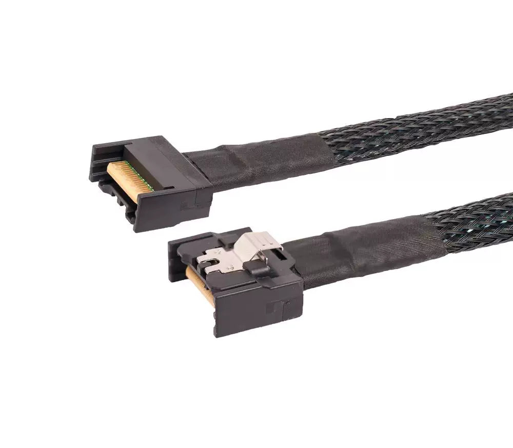 Xkuer Gen5 MCIO 4X SFF-8654 4i to MCIO 4X SFF-8654 4i Cable | Enterprise Server Connectivity Solution