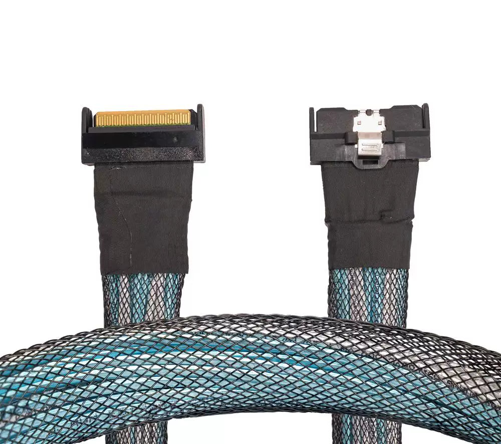 Xkuer PCIe Gen5 MCIO 8I to SFF-8654 8I Cable 74P High-Speed Server Interconnect