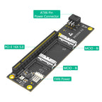 Xkuer PCIe 5.0 x16 to Dual MCIO 74-Pin Adapter Board 128Gbps Ultra-Fast Expansion Solution