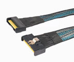 Xkuer PCIe Gen5 MCIO 8I to SFF-8654 8I Cable 74P High-Speed Server Interconnect