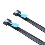 Xkuer Gen5 PCIe MCIO Slimline SFF-8654 4i to MCIO 4i High-Speed Server Data Cable
