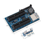 Xkuer DUAL PCI-E 4X EXPANSION CARD  PCI-E 1X TO DUAL PCI-E 4X ADAPTER  Stable • Fast • Plug & Play