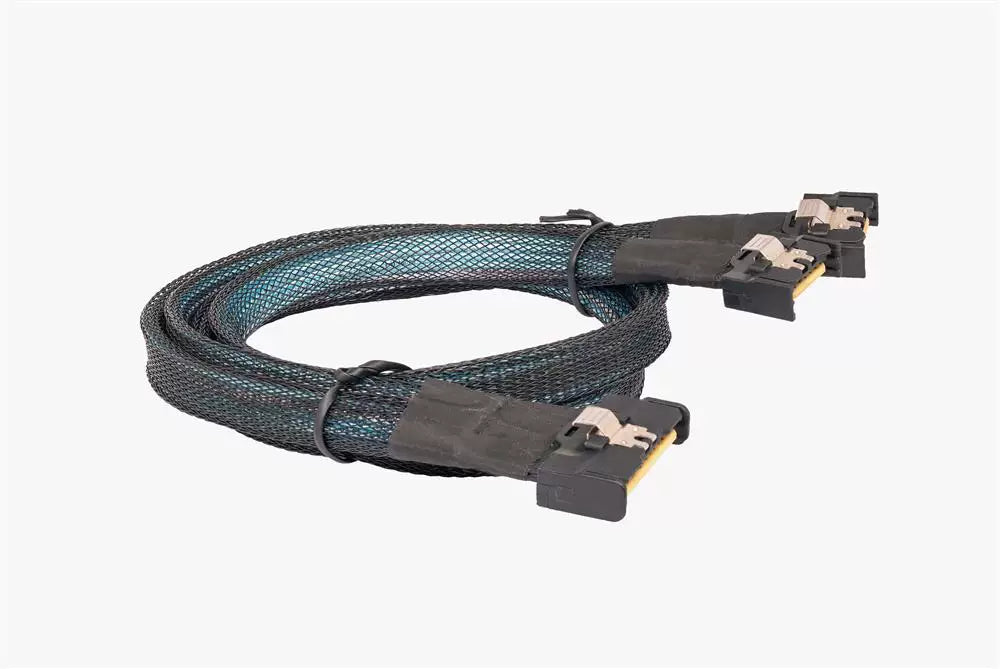 Xkuer PCIe Gen5 MCIO 8X 8i 5.0 SFF-8654 8i to Dual MCIO 4X SFF-8654 4i Cable