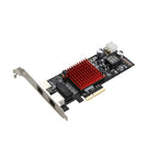 Xkuer Industrial PoE Gigabit Ethernet Card Intel I350AM2 | PCIe X4 | Dual RJ45 Ports
