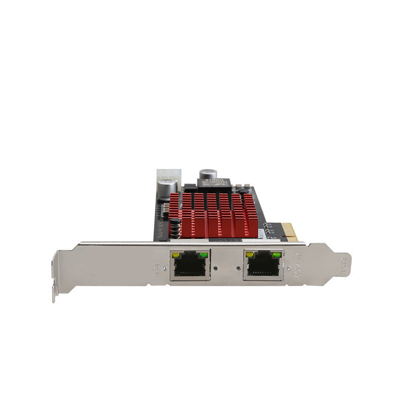 Xkuer Industrial PoE Gigabit Ethernet Card Intel I350AM2 | PCIe X4 | Dual RJ45 Ports