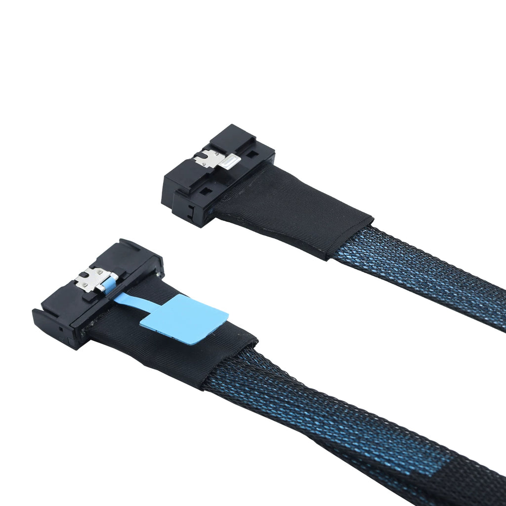 Xkuer PCIe Gen5 MCIO 8X to LP SlimSAS SFF-8654 74P High-Speed Server Cable 32GT/s Ultra-Fast Data Transfer | Enterprise Storage & AI Server Ready