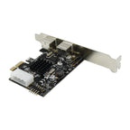 Xkuer PCI-E to PS/2 Expansion Card – Dual Keyboard & Mouse Ports, Driver-Free MCS9990 Chip