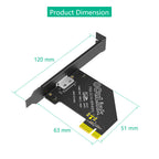 Xkuer PCIe 4.0 OCULINK ADAPTER SFF-8611 / SFF-8612 to U.2 SSD & eGPU
